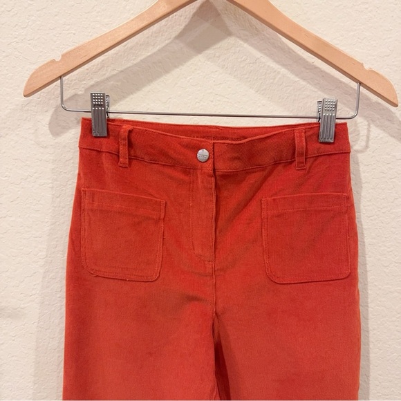 Jacadi Corduroy Cotton Casual Pants in Maple Orange NWT Size 10Y/A - Picture 2 of 6